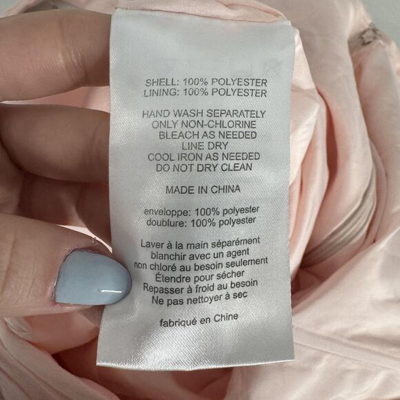 White by Vera Wang Dress Womens 20 Petal Pink Ruffle Gown Chiffon Whimsy Fairy - Picture 16 of 16